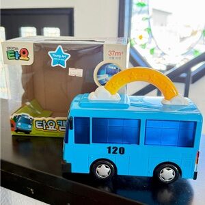 Tayo Blue Toy Bus Lantern Light